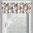 thumbnail image 2 of Ambesonne Spring Valance Pack of 2, Lilacs Roses Flowers, 42"X12", Pale Pink Cream, 2 of 5