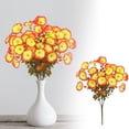 thumbnail image 3 of Artifcial Fall Flowers for Indoor and Outdoor Decoration,13.78x7.87 Inches UV Protected No Fade Fake Flowers,Realistic Autumn Artificial Flowers for Porch Display Patio Garden Decor, 3 of 3