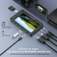 thumbnail image 3 of DIGITNOW Video to Digital Converter, VCR VHS to Digital Converter with 5" OLED Screen, Video Recorder Capture Device from DVD, RCA, Hi8, Camcorders, Gaming Systems, Support AV and HDMI - Black, 3 of 9