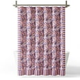 thumbnail image 6 of Lush Decor Alicia Camo Floral? Shower Curtain Single 72" W X 72" L Purple - Flower Bath Curtain - Purple Shower Curtain - Modern Bathroom Decor, 6 of 7