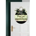 thumbnail image 4 of Home Decor Signs Find Me In The Greenhouse Rustic Wooden Wall Art Signs Farmhouse Entryway Signs for Bedroom Living Room Decor, 12 x 12 Inch, 4 of 4