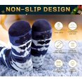 thumbnail image 4 of Men's Winter Thermal Fleece Lining Knit Slipper Socks Christmas Non Slip Socks, 4 of 6