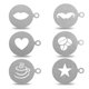 thumbnail image 3 of Coffee Decorating Stencils Stainless Steel Coffee Art Stencils Barista Template for All Kinds of Mousse Cut Cake Birthday Cake Coffee (Flower Pattern), 3 of 4