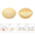 thumbnail image 2 of Ticikt Double Sided Sticky Bra Inserts, Reusable Push Up Adhesive Pads with Padding for Bikini, Swimsuit, Sports Bra, 2 of 4
