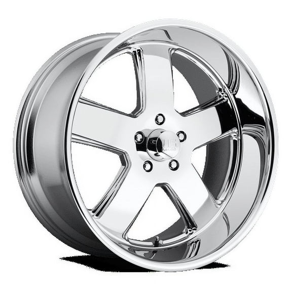 US Mag 1PC Aluminum Rim U116 HUSTLER 20X8in Chrome Plated Finish, U11620807345