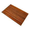 thumbnail image 2 of Nordic Teak 31.4" x 19.6" Oiled Shower and Bath Mat with Wide End Slat - Brown, 2 of 5