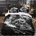 thumbnail image 1 of YingD Halloween Bedding Set Single Size Kids Pumpkin Lantern Quilt Cover, 1 of 5