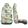 thumbnail image 3 of Vsdgher Tropical Flowers Automotive Seat Covers for Cars Trucks and SUVs – Car Seat Covers for Truck Seat Protectors Set of 2, 3 of 7