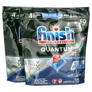 Finish Powerball Quantum Dishwasher Detergent 50 Tabs (Pack of 2)