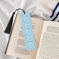 thumbnail image 4 of Kdxio Blue Snake Print Metal Tassel Bookmarks,Perfect Gift for Art Lovers and Bookworms Metal Bookmarks for Women, 4 of 8