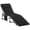 Black, variant on Topcobe Sturdy Outdoor Chaise Lounger, 6-Position Reclining Beach Relaxer, Portable Camping Tanning Seat with Headrest for Yard, Patio, Pool, Beige