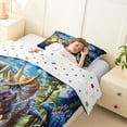 thumbnail image 4 of Erosebridal Triceratops Dinosaur Twin Comforter Sets for Kids Boys, Ankylosaur T-Rex Bedding Set, 4 of 6
