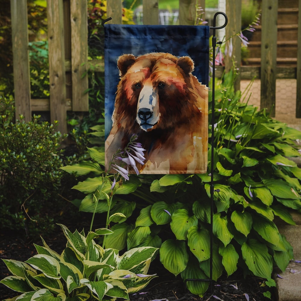 Kodiak Bear Garden Flag 11.25 in x 15.5 in