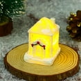 thumbnail image 1 of A Led Lighted Christmas Village House Resin Miniature Ornament For Holiday Decor Festive Display Diy For Tabletop And Home Decoration, 1 of 2