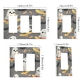 thumbnail image 2 of Yayeee Rocker Switch Wall Plate 1-Gang 4.6"x2.9" Home Decorative Outlet Cover, Cute Ghosts, 2 of 6