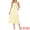 Yellow, variant on DARING DIVA Women's Gingham Strapless Maxi Summer Casual Sundress S Black