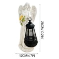 thumbnail image 4 of DcGZvy Angels Garden Statue, Outdoor Figurine Lights,Decorative Lantern, Waterproof Angeles Sculpture Lawns Yard Art Patio Ornament Housewarming Gift,1PC, 4 of 9