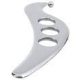 thumbnail image 4 of Stainless Steel Gua Sha Guasha Plate Massager Tool Scraper Physical Therapy Loose Muscle Meridian Massage Machine Spa Board, 4 of 10