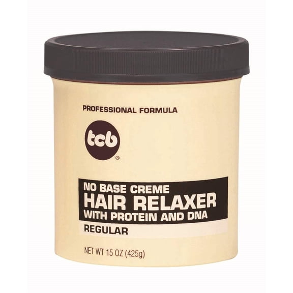 Tcb Hair Relaxer No Base Creme, Regular Jar, 15 Oz