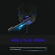thumbnail image 4 of Bearachild Auriculares para juegos de graves ajustables, consola de juegos de ordenador profesional, sonido envolvente estéreo, auriculares para juegos con Cables de audio/vídeo blanco azul Luz, 4 of 6