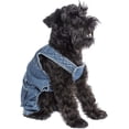 thumbnail image 4 of parisian pet dog clothes cat apparel outfits denim overall, xl, 4 of 8