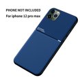 thumbnail image 1 of fashionhome Phone Shockproof Cover Mobile Phone Non-slip TPU Soft Case Guard, Replacement for iPhone 12 Pro Max, Blue, 1 of 9