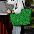 thumbnail image 7 of Xecao St Patrick's Day5 for versatile beach bag for women includes zipper pockets and waterproof material, ideal for vacations and adventures., 7 of 7