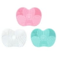 thumbnail image 5 of Alfombrilla de silicona para limpieza de brochas de maquillaje, almohadilla limpiadora para brochas de maquillaje, alfombrilla de limpieza para brochas cosméticas con ventosa, 5 of 5