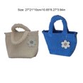 thumbnail image 4 of Qarigey Bolsos de mensajero, bolso de moda, pana de estilo Simple con cremallera, bolso de hombro, cinturón ajustable, bolso de mano para niñas y Bolsas de mensajero y de hombro Azul Qarigey AP012222-02, 4 of 6