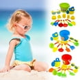 thumbnail image 3 of Kit de Jouets de Plage d'Été pour Enfants Ensemble de Sable Jeu de Plage Jouets Seaux Pelles Outils, 3 of 8