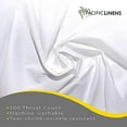 thumbnail image 4 of White Fitted Sheet, Hotel Quality Deep Pocket White Sheets, 1 Soft Poly-Cotton, 4 of 7