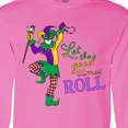 thumbnail image 4 of Inktastic Let the Good Times Roll Mardi Gras Jester Long Sleeve T-Shirt, 4 of 5