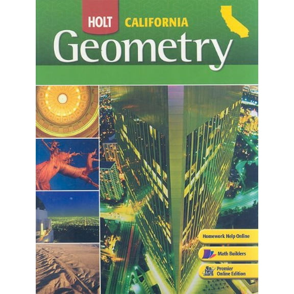 Pre-Owned Holt Geometry: Student Edition Grades 9-12 2008, 9780030923456, 003092345X, Hardcover, 1 edition