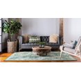 thumbnail image 3 of Unique Loom Penrose Collection Distressed Traditional Vintage Area Rug, 5 Feet 3 Inch x 7 Feet 7 Inch, Green/Beige, 3 of 4