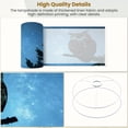 thumbnail image 4 of Linen Drum Lampshades Owl Starry Blue Night Dark Forest Silhouette Nature Wilderness Art 13"x13"x10" Light Shade for Table Lamps Floor Lamp Shades Lampshade Replacement Assembly Required, 4 of 8