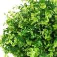 thumbnail image 3 of Morttic 6 Bundles Artificial Boxwood Stems Faux Plants Grass UV Resistant Fake Greenery Plastic Shrubs for Indoor Outdoor Window Home Garden Decoration, 3 of 7