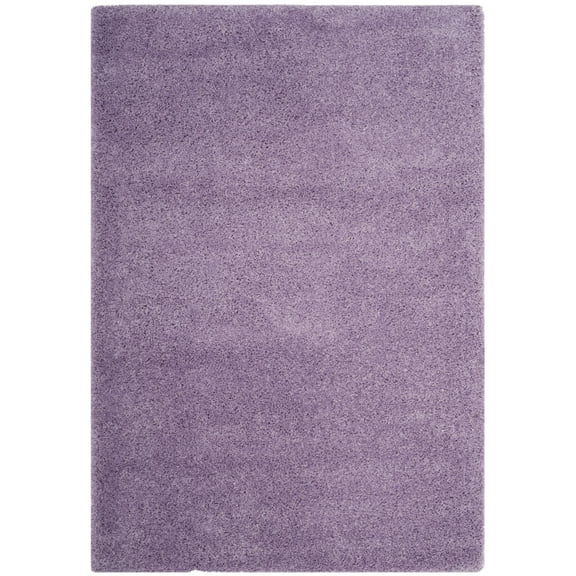 SAFAVIEH Laguna Neven Plush Solid Shag Area Rug, Lilac, 3' x 5'