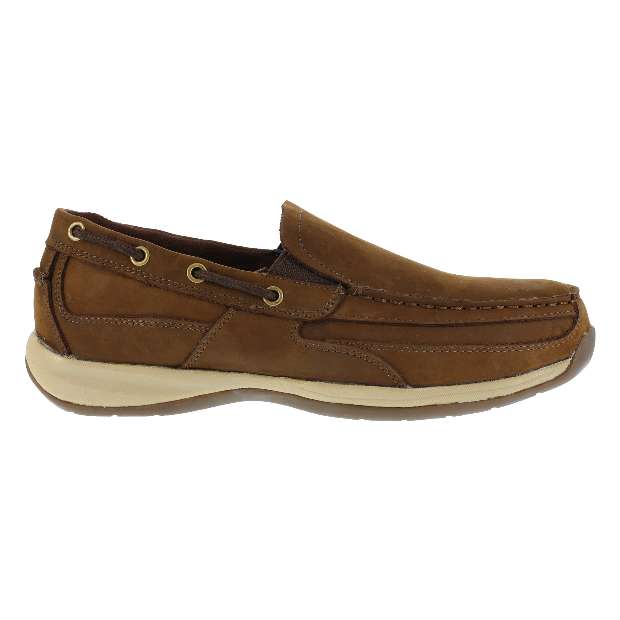 Rockport Works RK6737 Steel Toe Boat Shoe Men\'s 12 M Brown Leather Slip-On Rockport Work Sailing Club RK6737 Slip On | Mercari main image 2