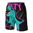 thumbnail image 4 of Balery Rex Dinosaur With Sunglasses Traje de Baño Estilo Hawaiano para Hombre, Shorts de Secado Rápido con Bolsillos-3X-Large, 4 of 6