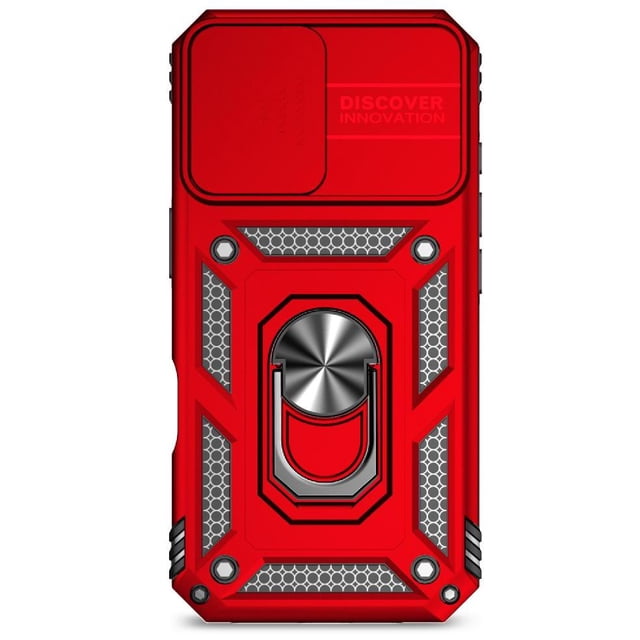 Estuche GANGXUN para iPhone 16, soporte giratorio 360°, estilo mecánico y magnético