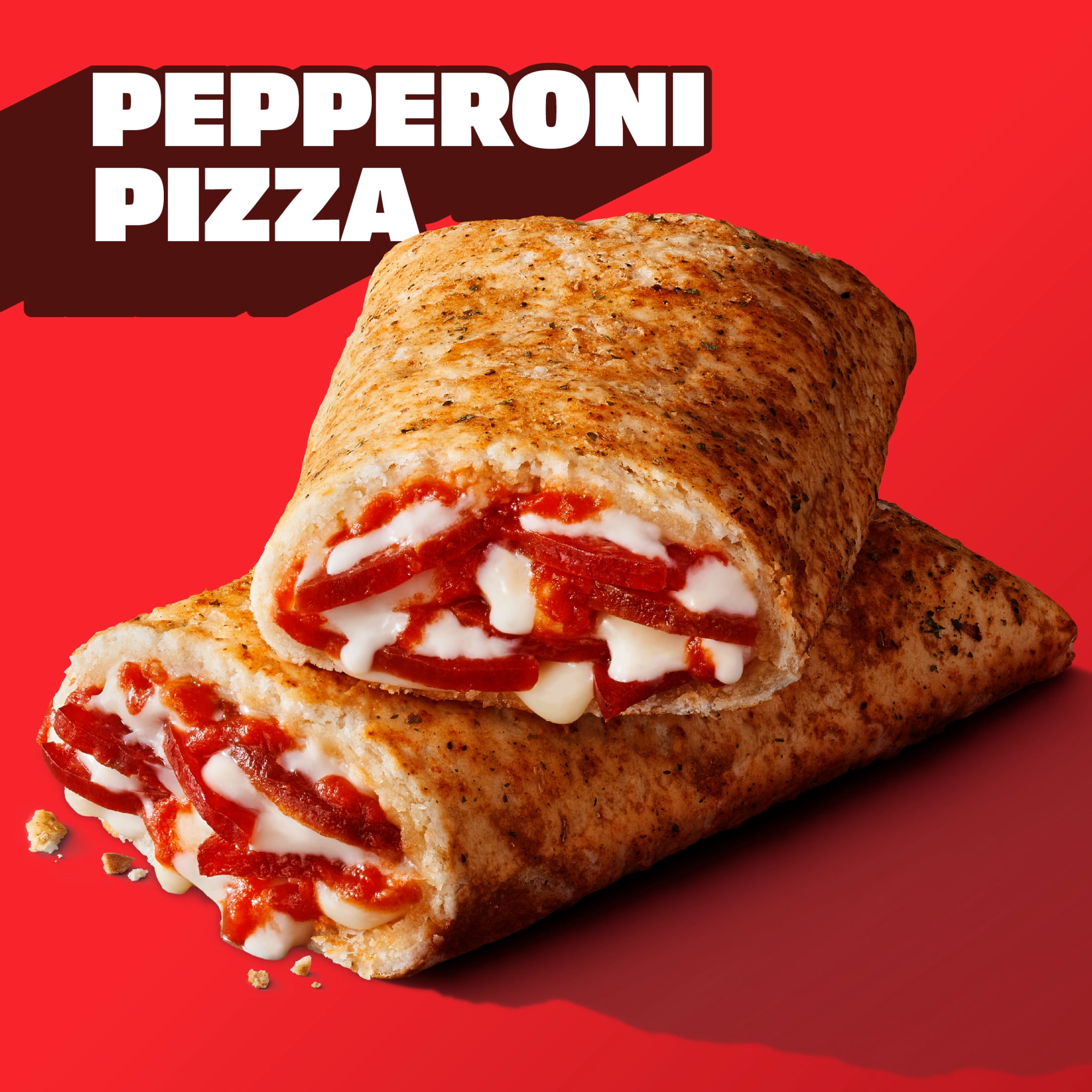 Hot Pockets Frozen Snacks Pepperoni Pizza Crispy Italian Style Crust Snacks, 22.5 oz, 5 Count Box  (Frozen)