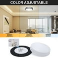 thumbnail image 4 of Tsothea Flush Mount LED Ceiling Light Fixture, 13ich 40W 4000lm Dimmable 3000K/4000K/5000K - 2 Pack, 4 of 7