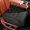 Black, variant on Nappa Leather Car Seat Cushion with Leg Rest, Full Wrap Seat Protector with Down Filling, All Season Universal Fit
