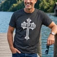 thumbnail image 3 of Jollimate Man Of God T-shirt, Husband Dad Protector Shirt, Dad Birthday Gift, Gift For Dad, 3 of 6