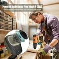 thumbnail image 4 of Wearable Outdoor Bluetooth Speaker, Clip-On Wireless Jobsite Speaker, Mini Speakers Up to 30 Hours Play time IP56 Water Resistance Built-in Mic Hands-Free Music/Calls for Working/Running/Hiking, 4 of 7