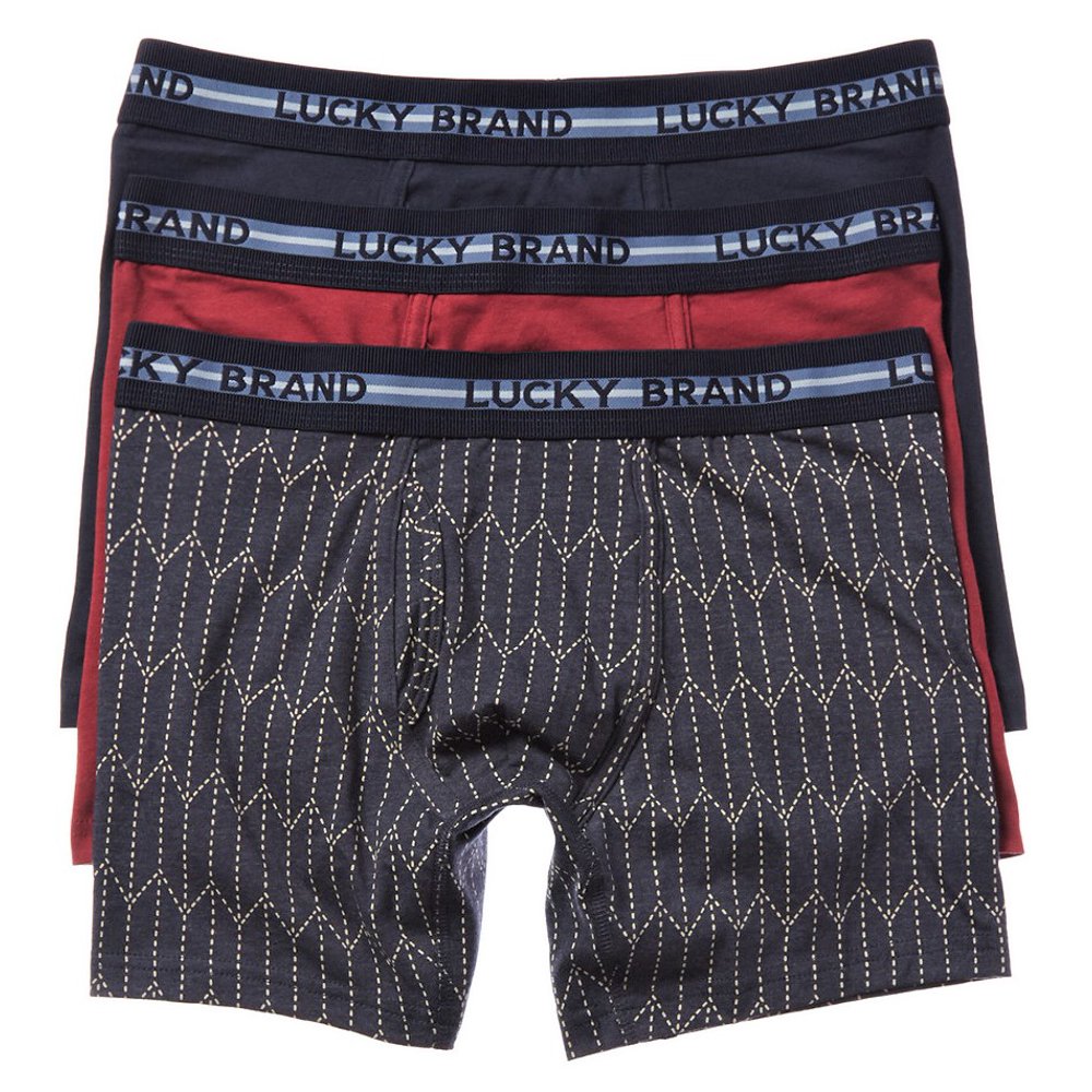 Lucky Brand LUCKY BRAND MEN 3 PACK BOXER BRIEF 193 P73 BLUE ARROW