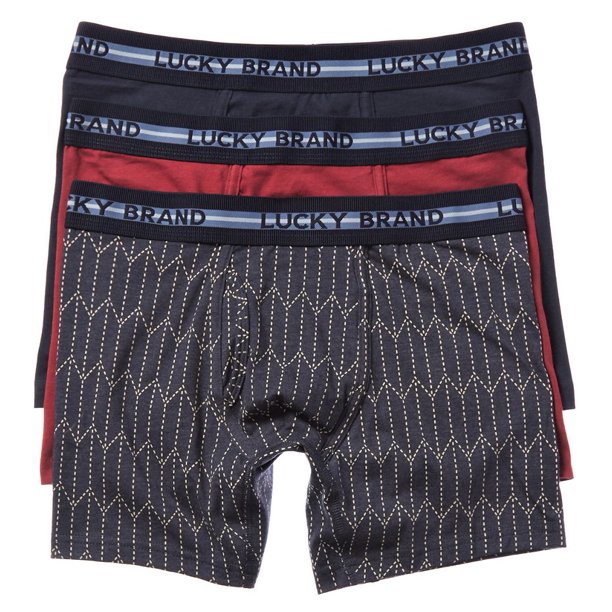 Lucky Brand LUCKY BRAND MEN 3 PACK BOXER BRIEF 193 P73 BLUE ARROW