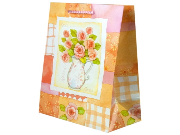 Pink Roses Medium Gift Bag