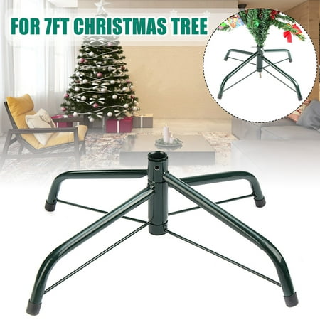 Green Metal Christmas Tree Stand For 7ft Artificial Trees Shop Home