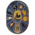 thumbnail image 2 of Safavieh Chelsea Vintage Geometric Area Rug, Blue, 7'6" x 9'6" Oval, 2 of 8